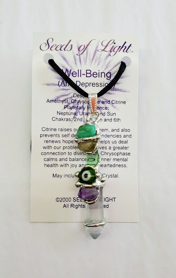 Well Being Evil Eye Wand Pendant