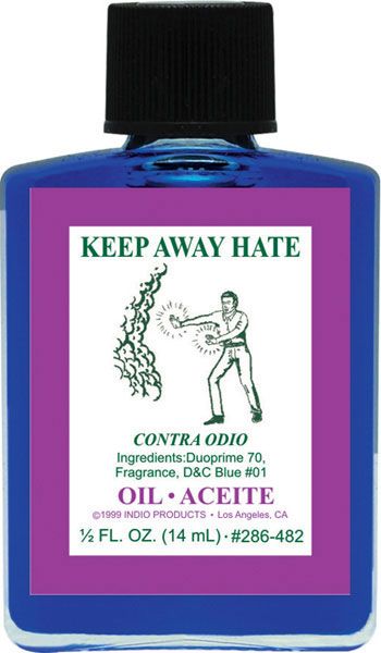 Keep Away Hate 1/2oz Oil