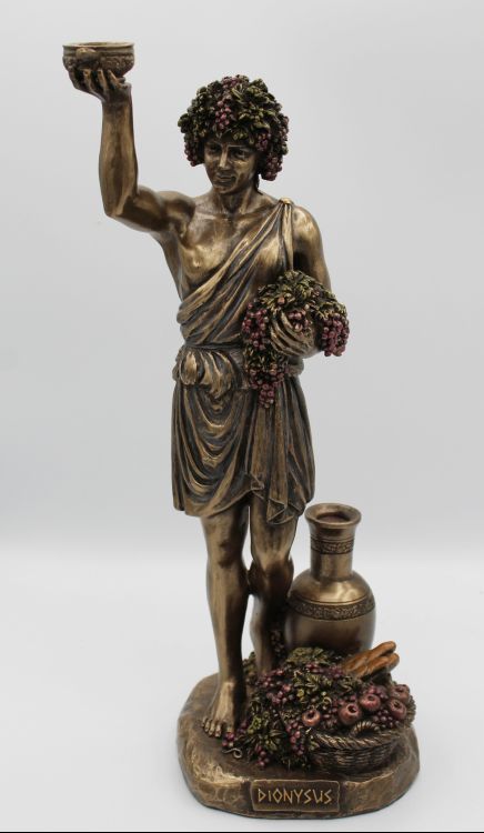 Dionysus - Holding Grape (10.75")