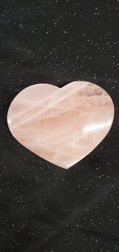 Rose Quartz Heart - X-Large