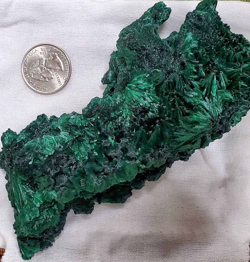 Raw Malachite Specimen Lg