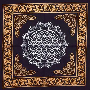 Flower of Life - Altar Cloth (18x18)
