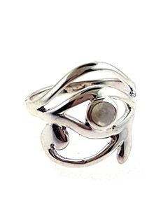 Eye of Horus RB Moonstone Ring 7