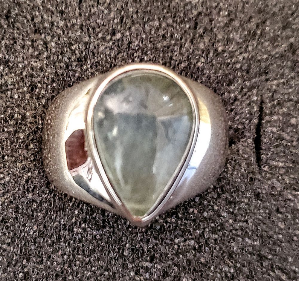 Sterling Aquamarine Ring 6