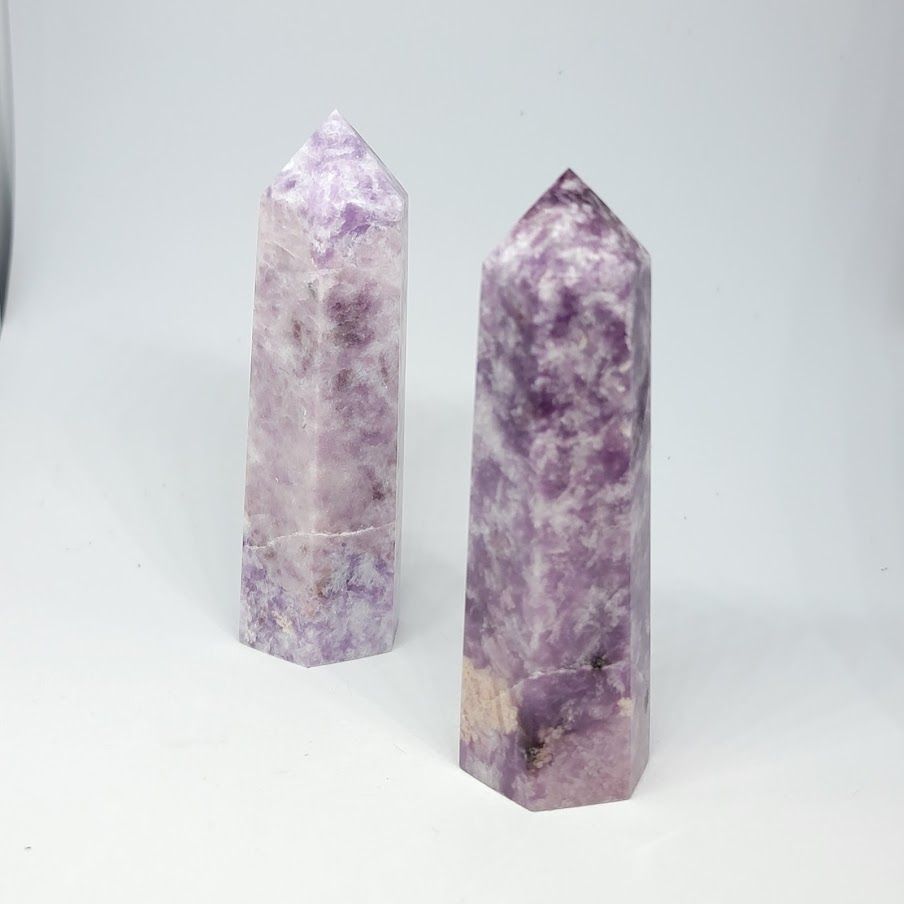 Lepidolite Obelisk (3")