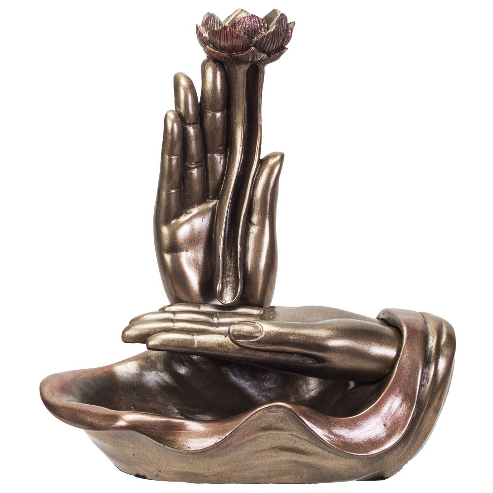 Backflow Burner - Eastern Prayer Hands (4.25")