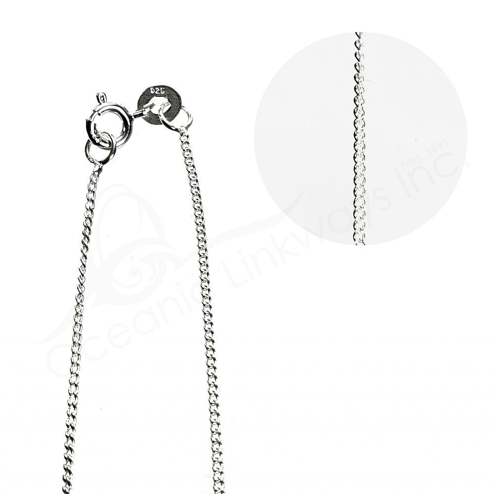 Sterling Silver Chain Curb 20"