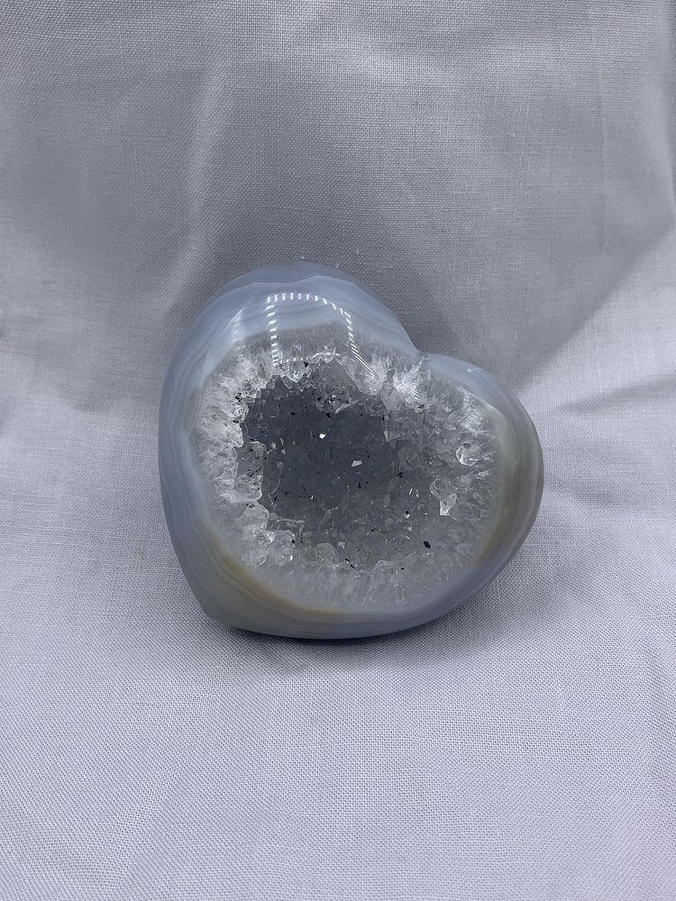 Agate Druzy Heart - Medium (AA)