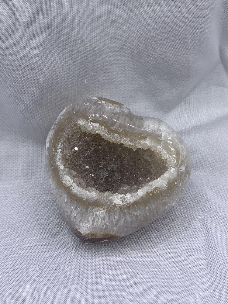 Agate Druzy Heart - Large (AA)