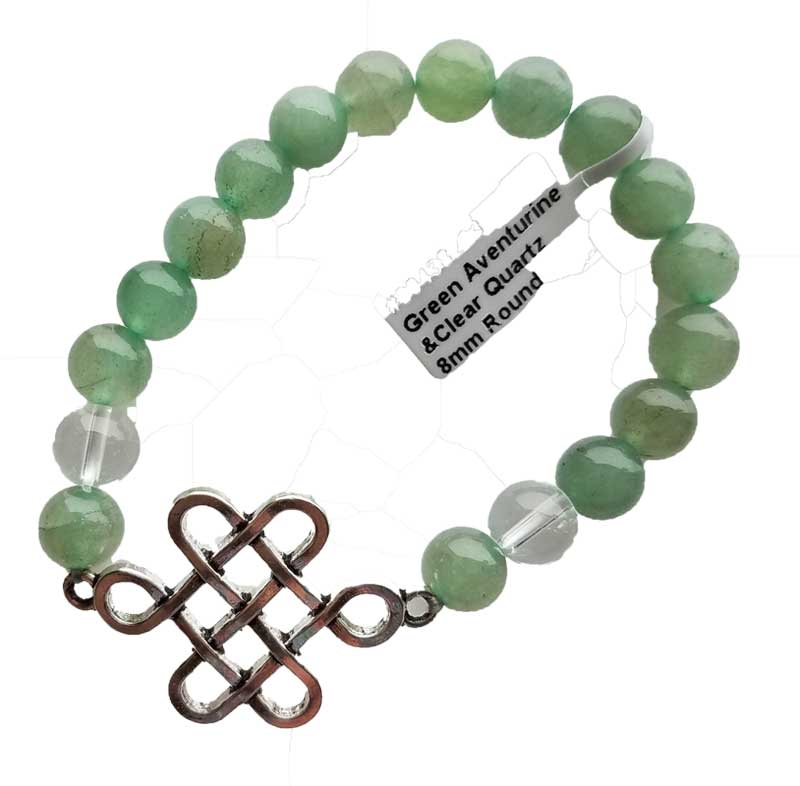 Green Aventurine Celtic Bracelet