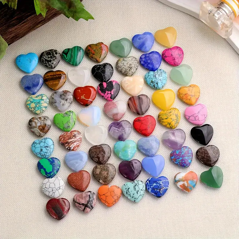 Mini Heart Synth. Carving - Assorted Pattern