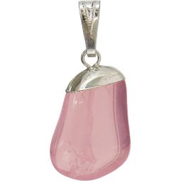 Rose Quartz Tumbled - Necklace