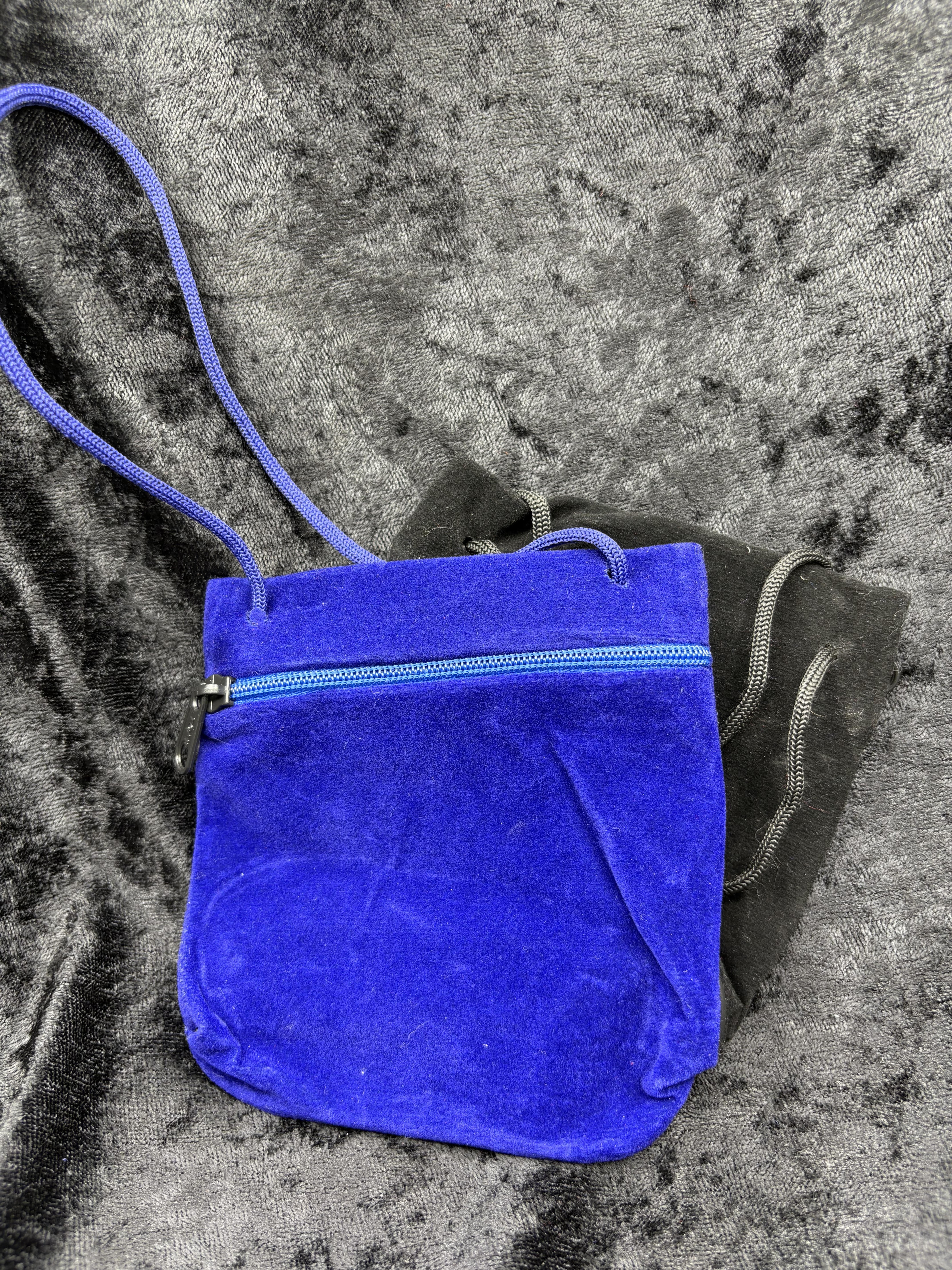 Velvet Pouch w/ Zipper