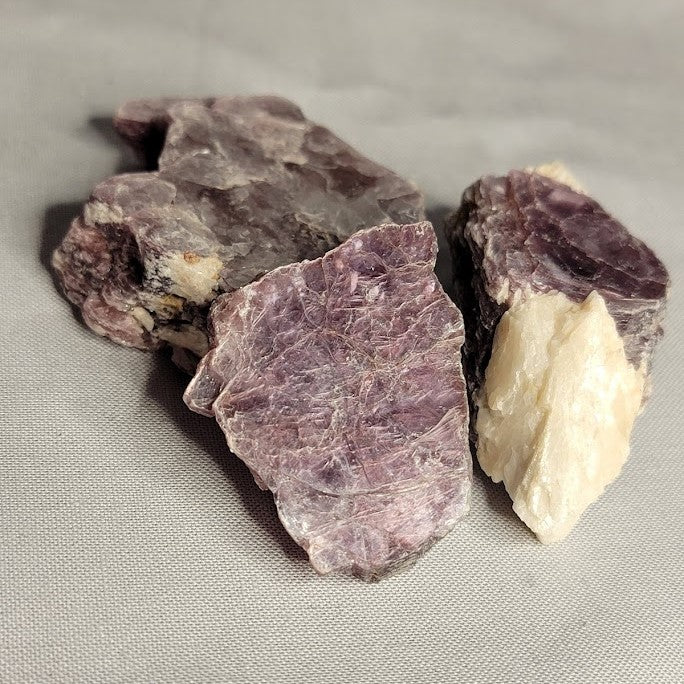 Lepidolite Natural Slice - Medium (21-59g)