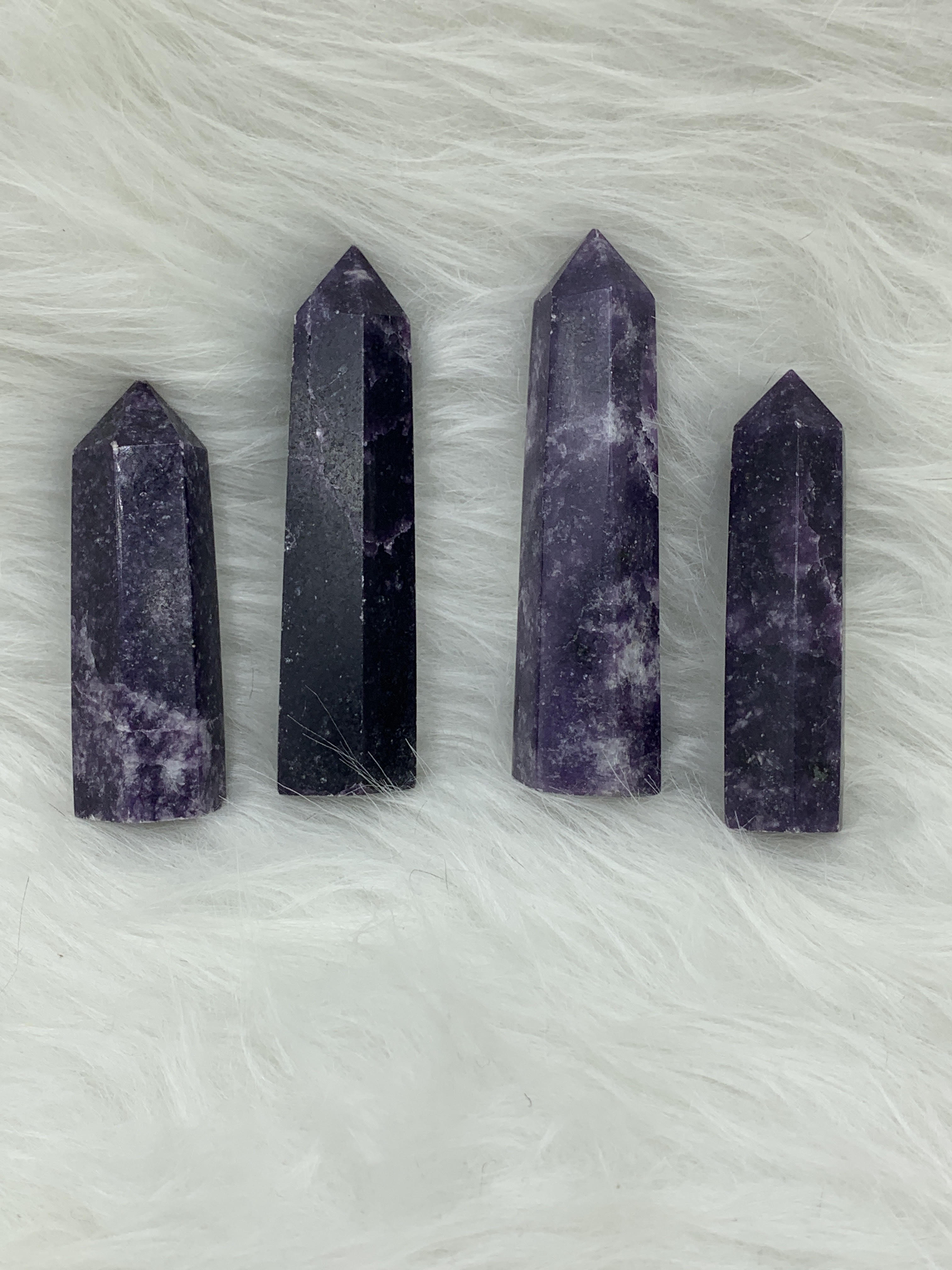 Lepidolite Obelisk - Small
