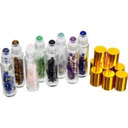 Empty Oil Bottles w/gemstone
