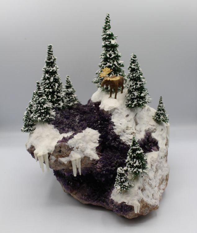 Handmade Crystal Scuplture (9.25"H)