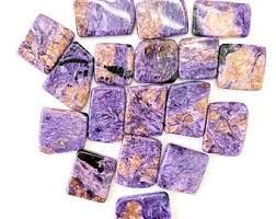 Charoite Tinaksite Slices AA