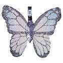 Painted Butterfly Leaf Necklace