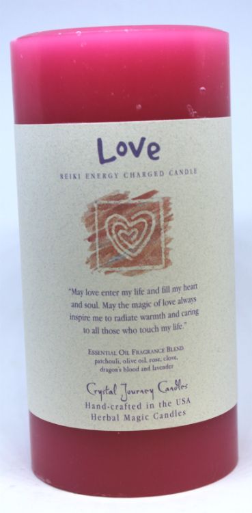Reiki 3x6 Love Candle