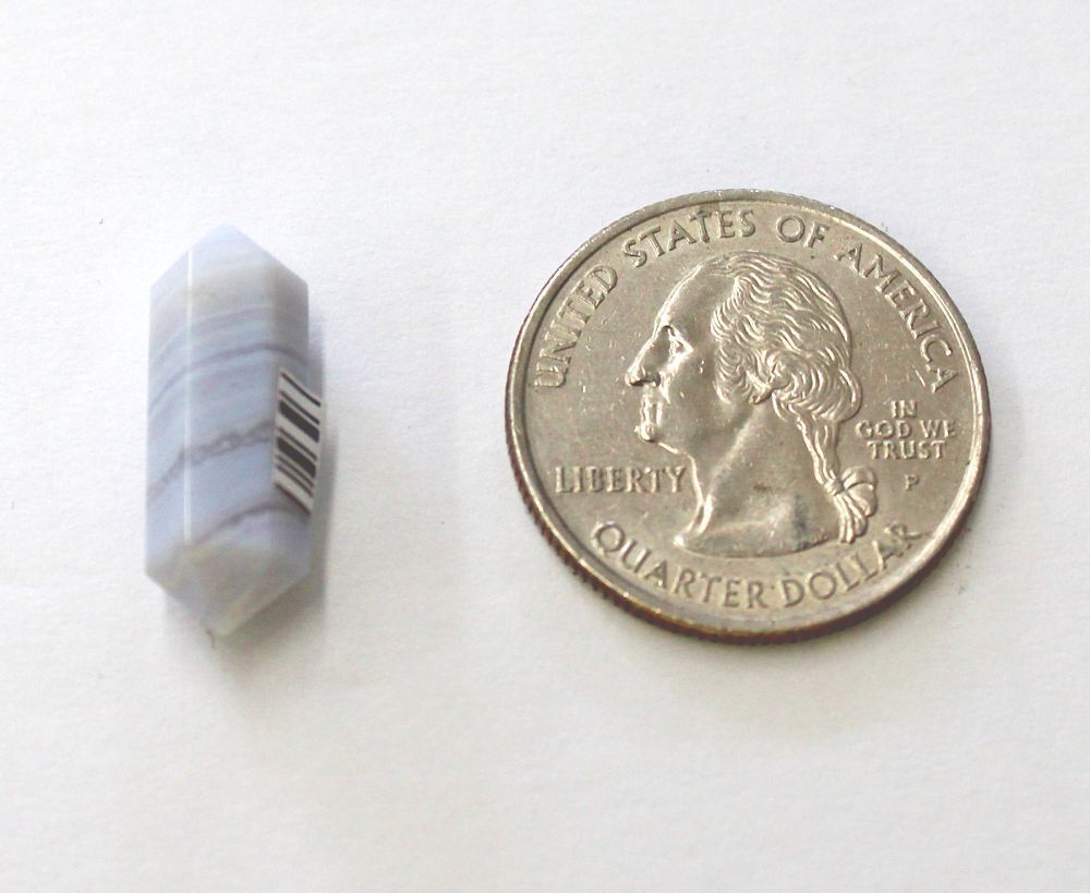 Blue Lace Agate Double-Terminated Point