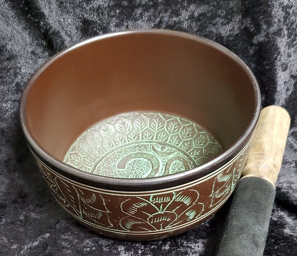 Singing Bowl-Brown/Green