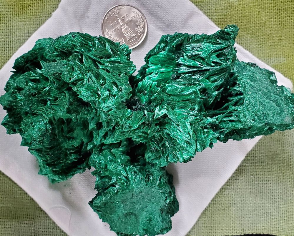 Raw Malachite Specimen Med