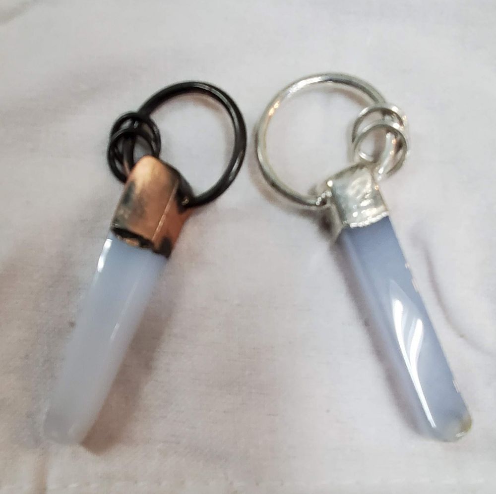 Chalcedony Blue Pendant