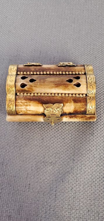 Carved Bone Box