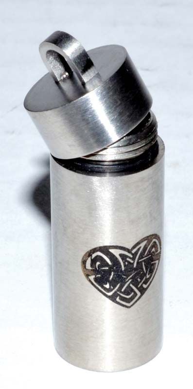 Celtic Heart Stainless Steel Ash Chamber