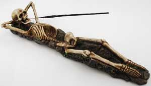 Skeleton - Incense Burner (10")