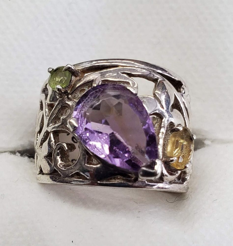 Forest Fantasy Amethyst Ring 6