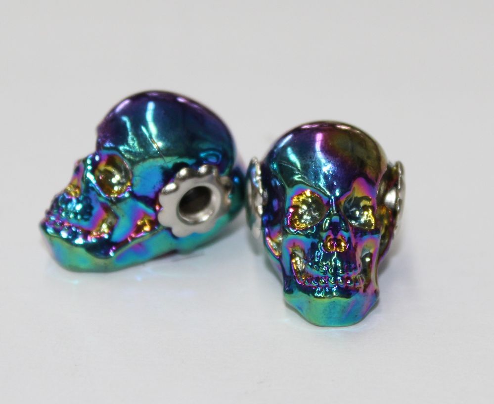 Crystal Deep Rainbow Skull