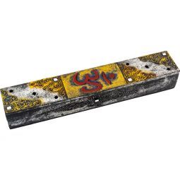 Red Om Wooden - Incense Burner Box (12")