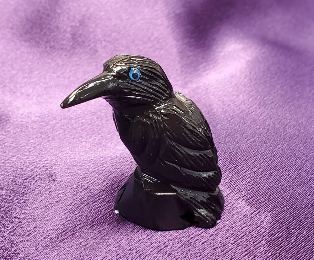 Small Black Oynx Raven