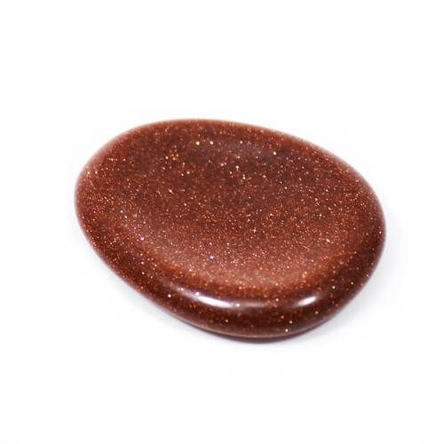 Red Goldstone Worry Stone