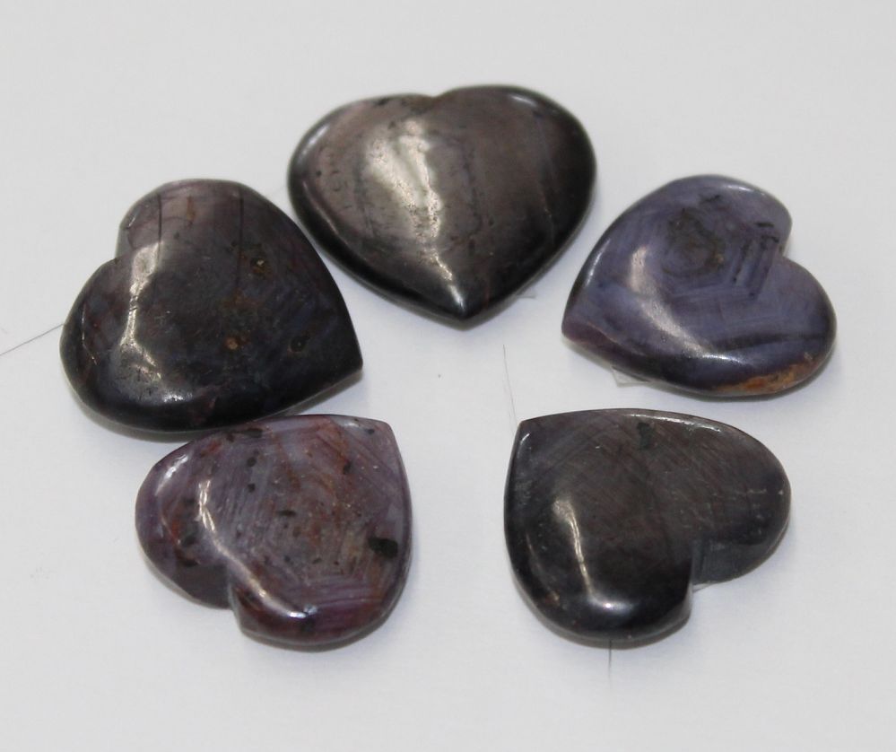Star Ruby Heart (0.5")