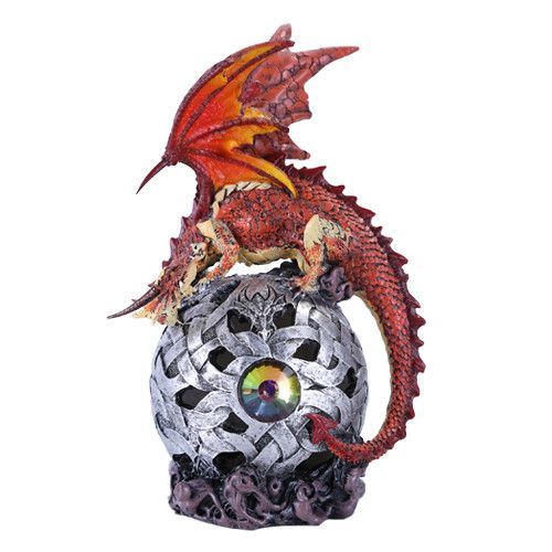 LED Dragon on Ball red