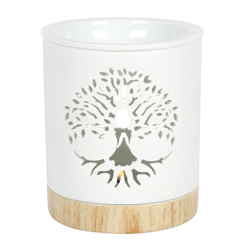 Tree of Life Cutout Oil Burner