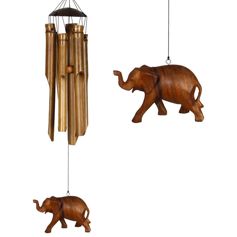 HALF COCONUT BAMBOO CHIME