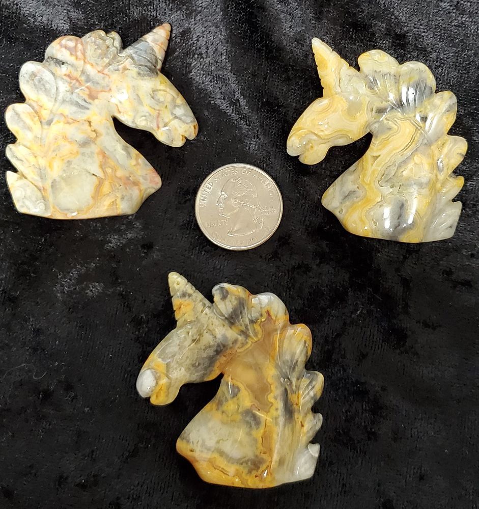 Carved Agate Unicorn