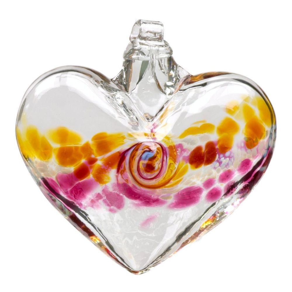 (3") Kitras Heart - Gold & PInk