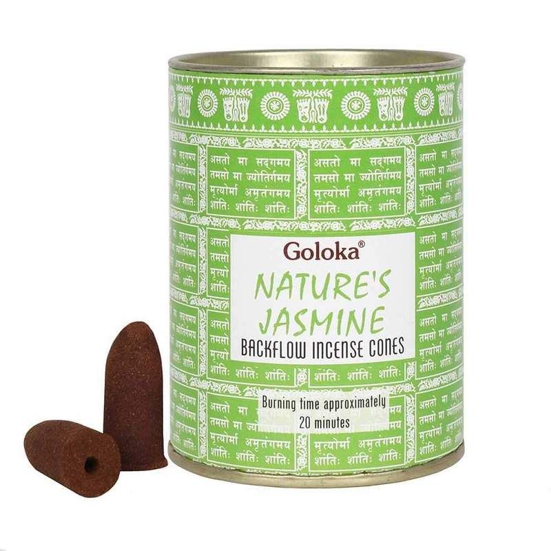 Goloka Jasmine Backflow Incense