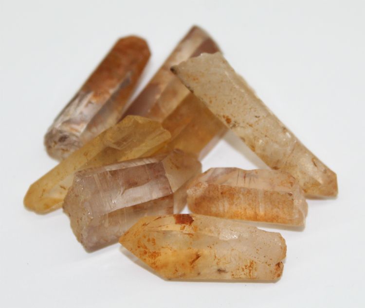 Quartz Tangerine Rough Point (1")