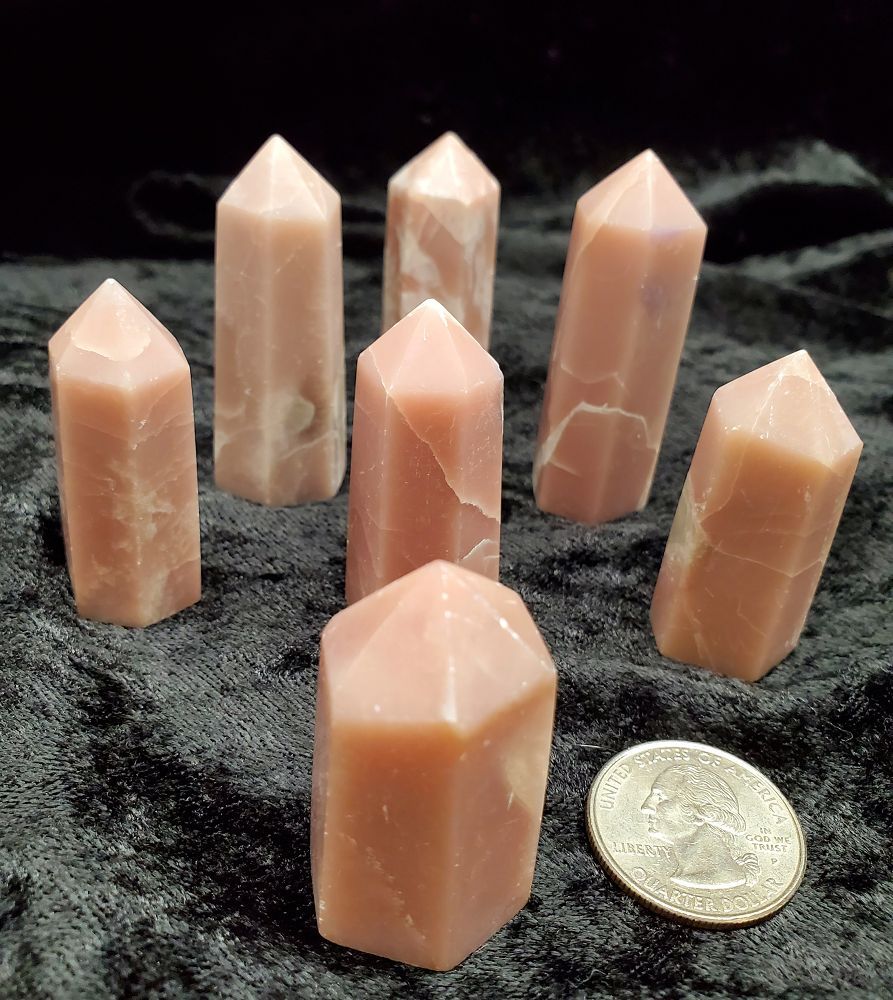 Opal Pink Obelisk - Small (10-39g)