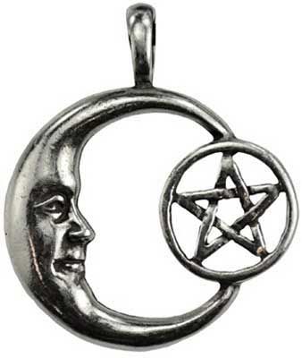 Pentacle Moon - Celestial Amulet