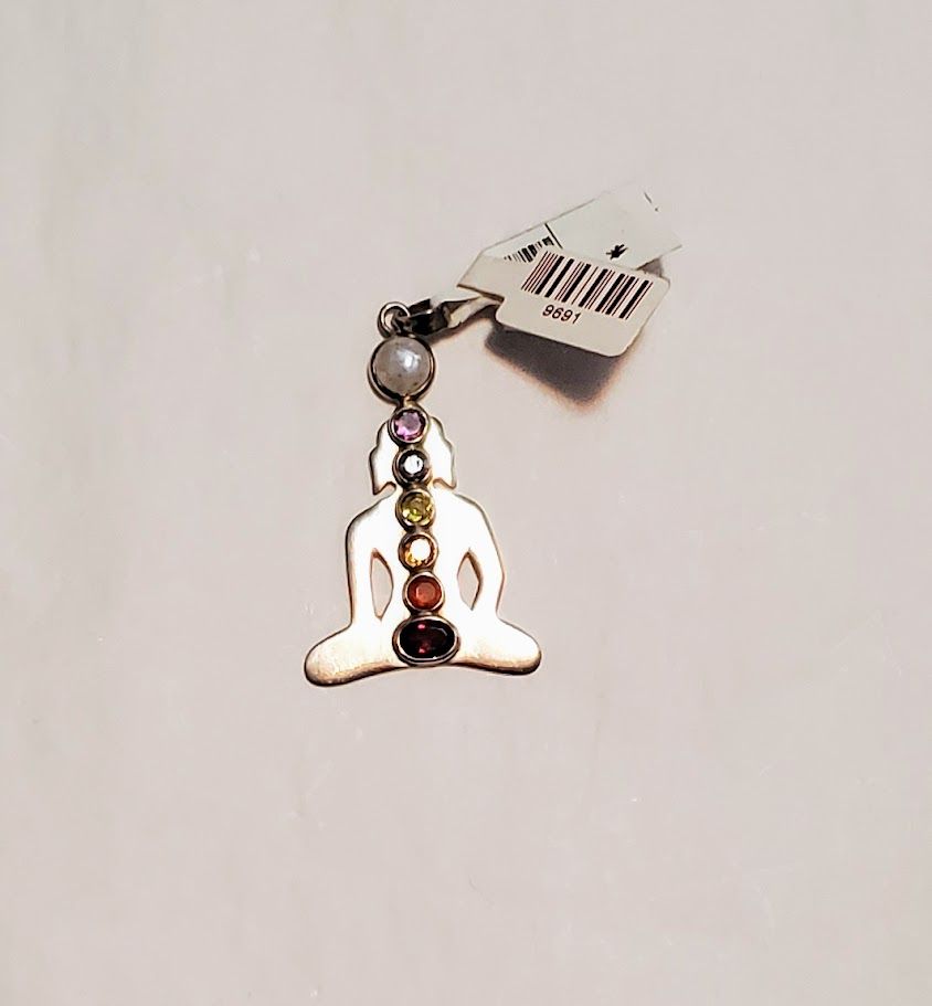 Chakra Buddha 7 Stone Pendant