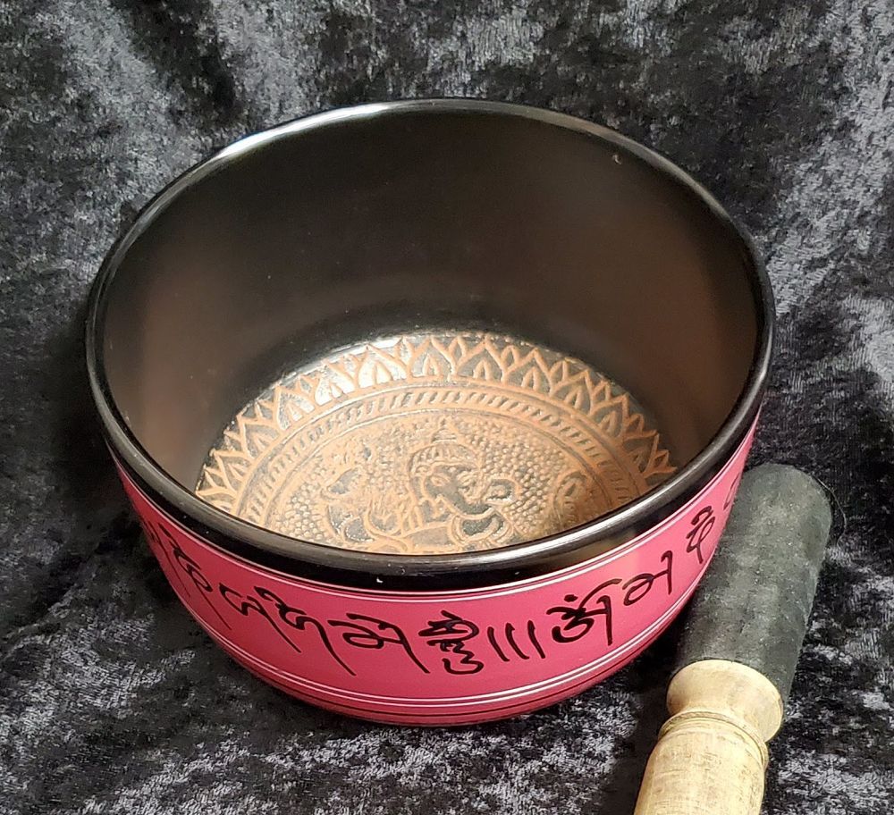 Aluminum Singing Bowl-Raspberry