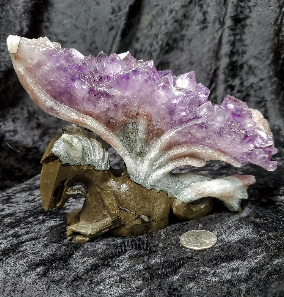 Amethyst Carved Dragon