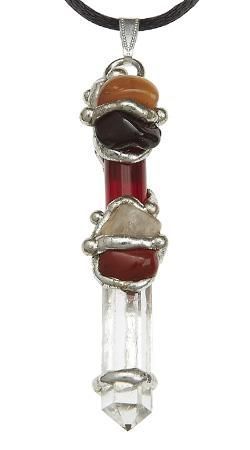 Fertility Goddess Wand Pendant